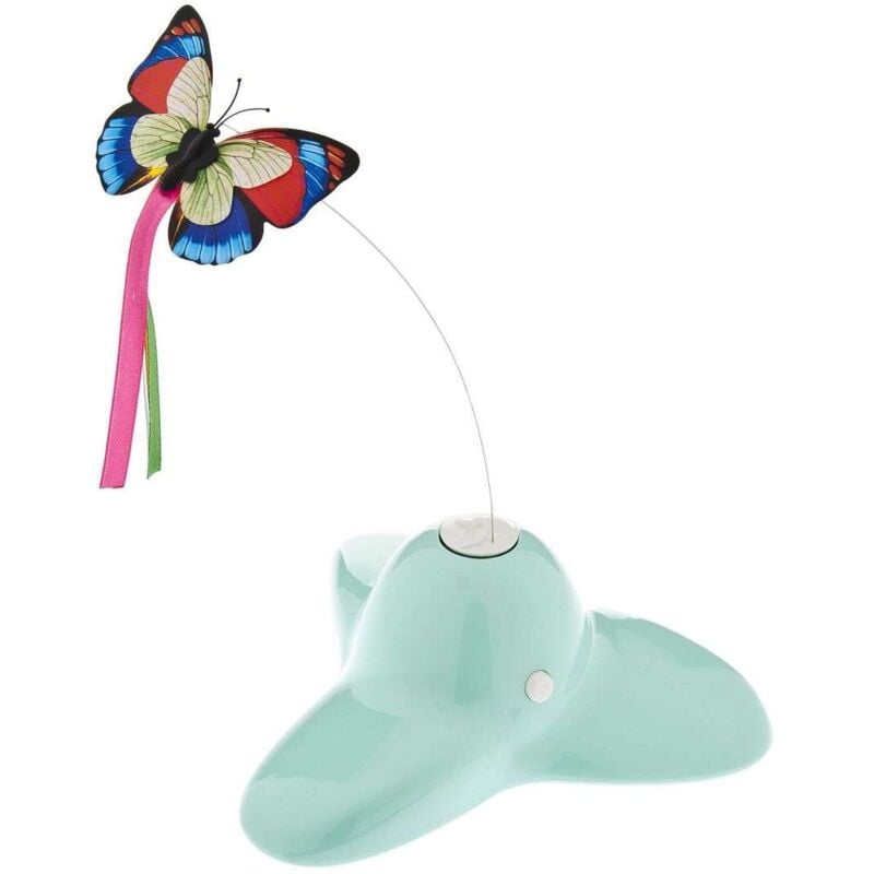 foto del prodotto gioco farfalla dispettosa in plastica per gatti