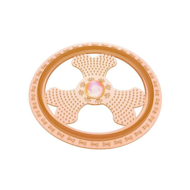 foto del prodotto gioco frisbee ruota in tpr con led per cani