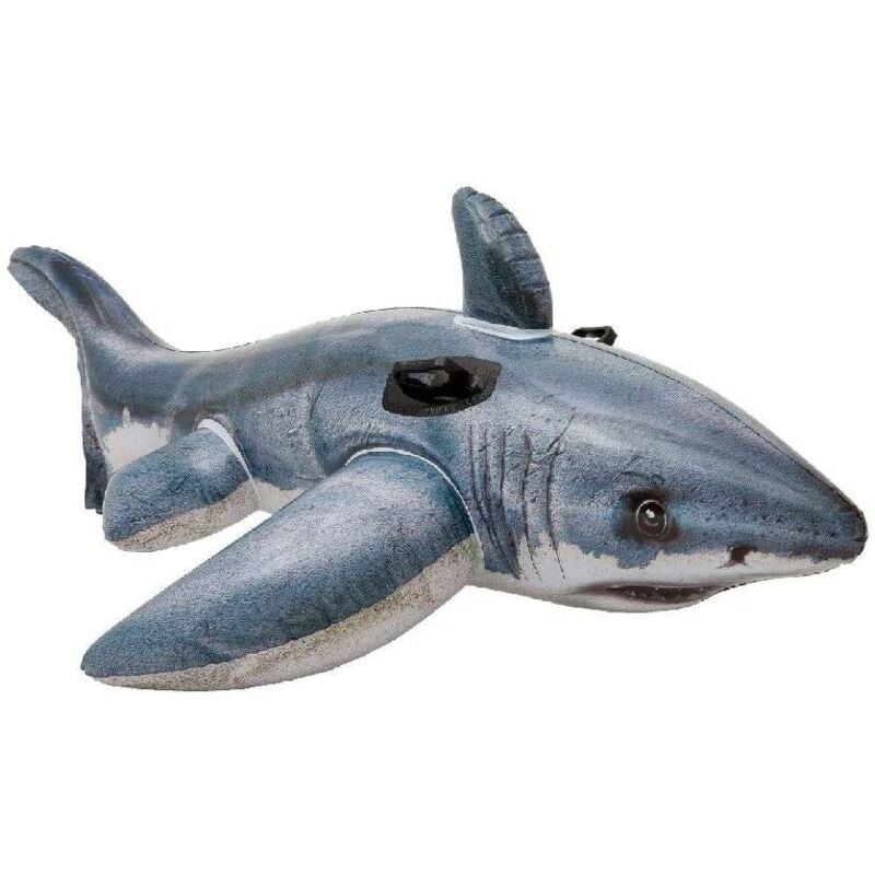 foto del prodotto gioco gonfiabile intex white shark ride on