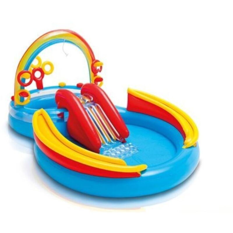 foto del prodotto gioco gonfiabile rainbow ring play center intex