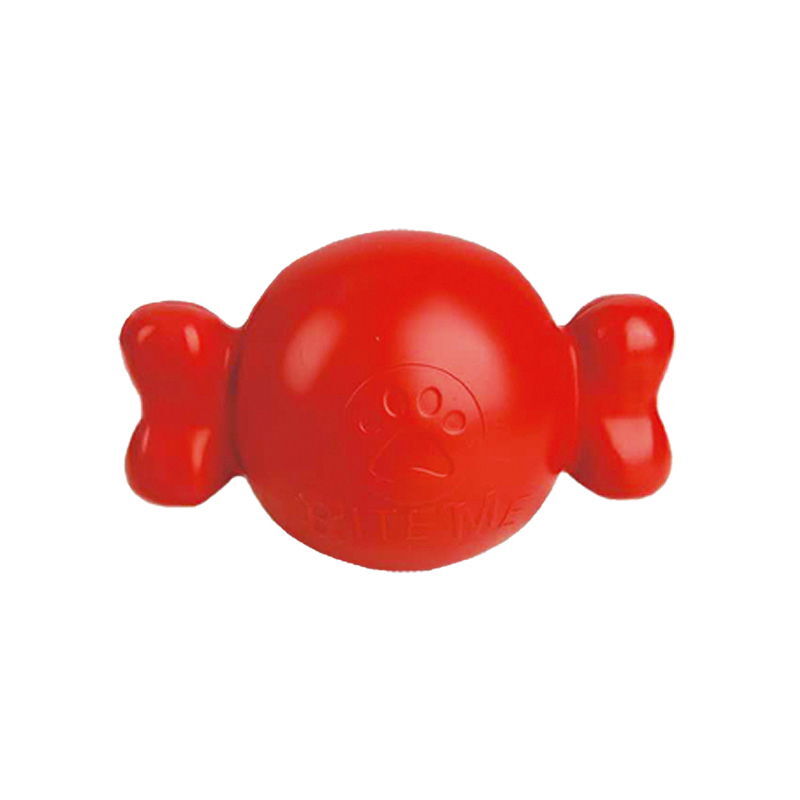 foto del prodotto gioco palla osso galleggiante in tpr bite me per cani