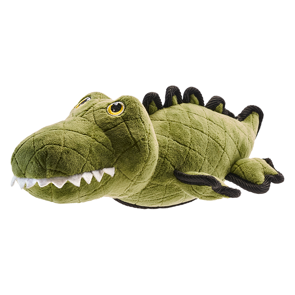 foto del prodotto gioco per cani hunter coccodrillo tough toys l 27 x p 14 x h 11 cm