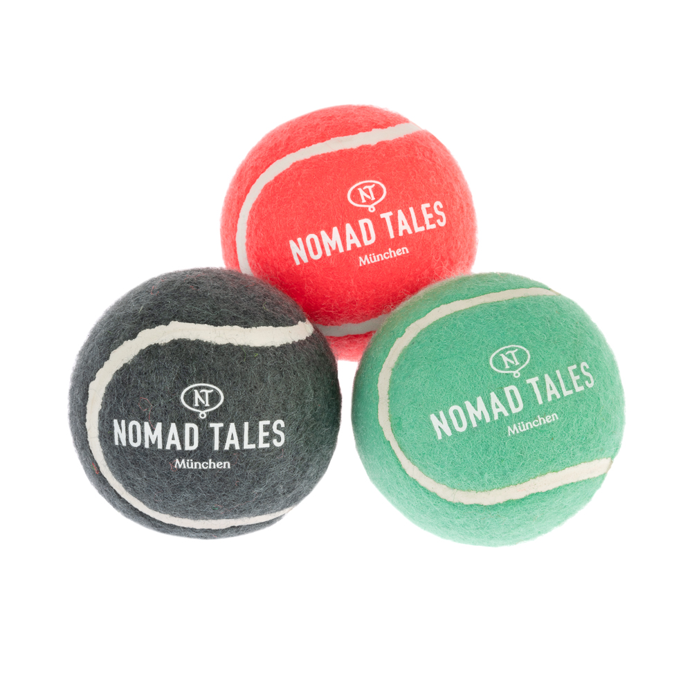 foto del prodotto gioco per cani nomad tales bloom set palline da tennis set da 3 palline, 6,25 cm