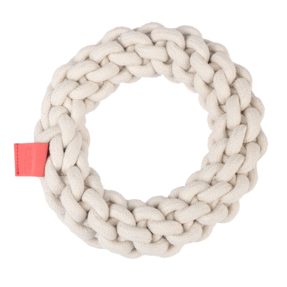 foto del prodotto gioco per cani tiaki rope ring 18 x h 4,5 cm