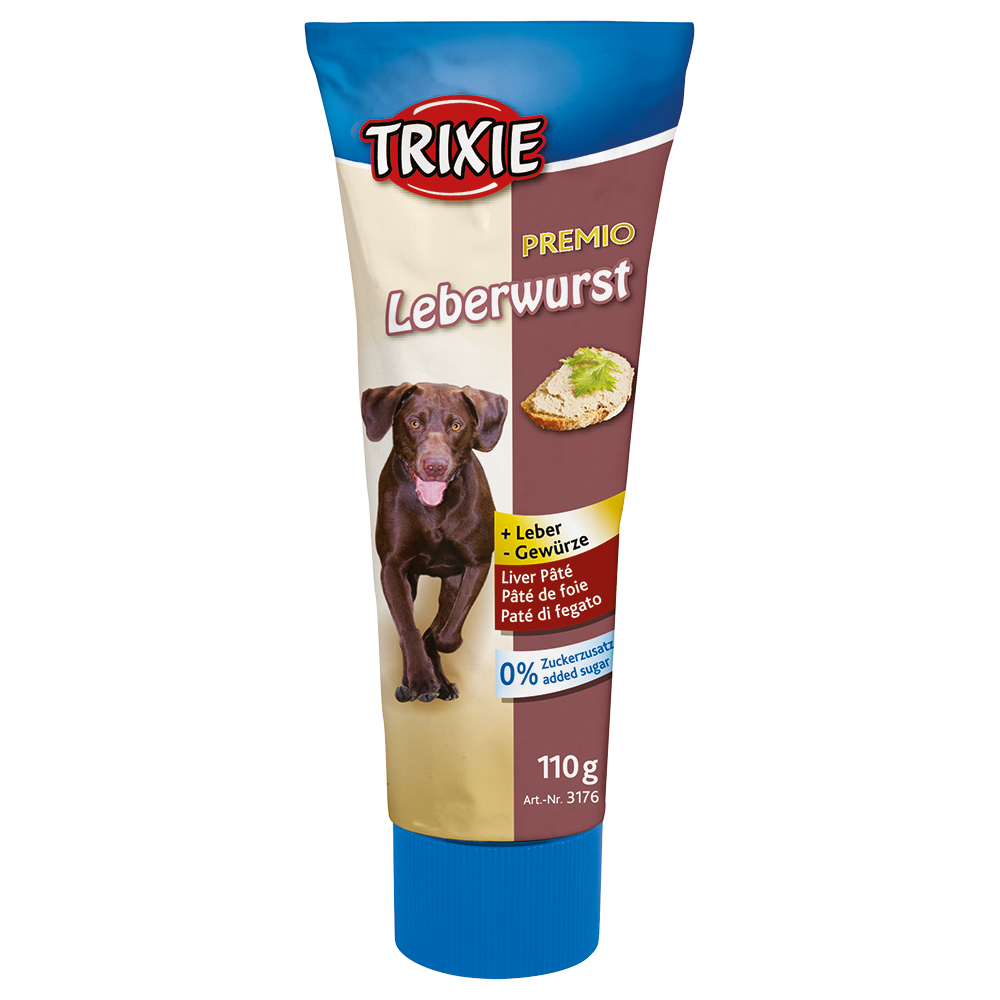 foto del prodotto gioco per cani trixie snack snake in tpr snack idoneo pasta di fegato trixie premio 110 g 