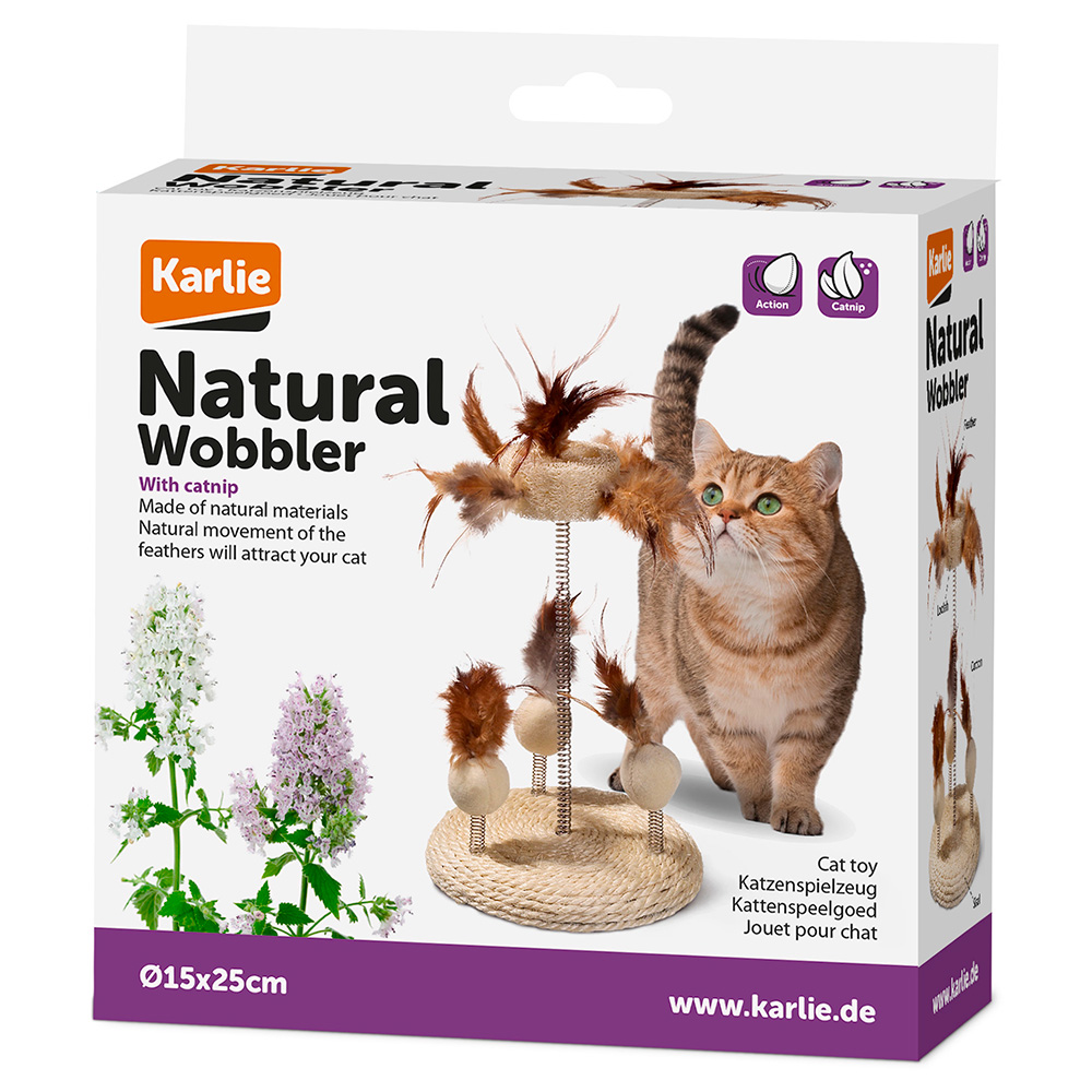 foto del prodotto gioco per gatti karlie nava sisal e luffa 1 pz