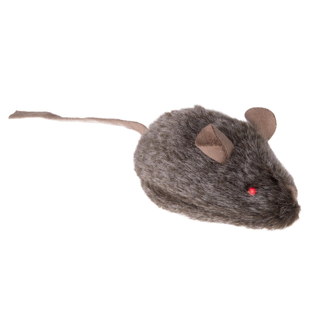 foto del prodotto gioco per gatti topolino sonoro wild mouse con led 1 pz