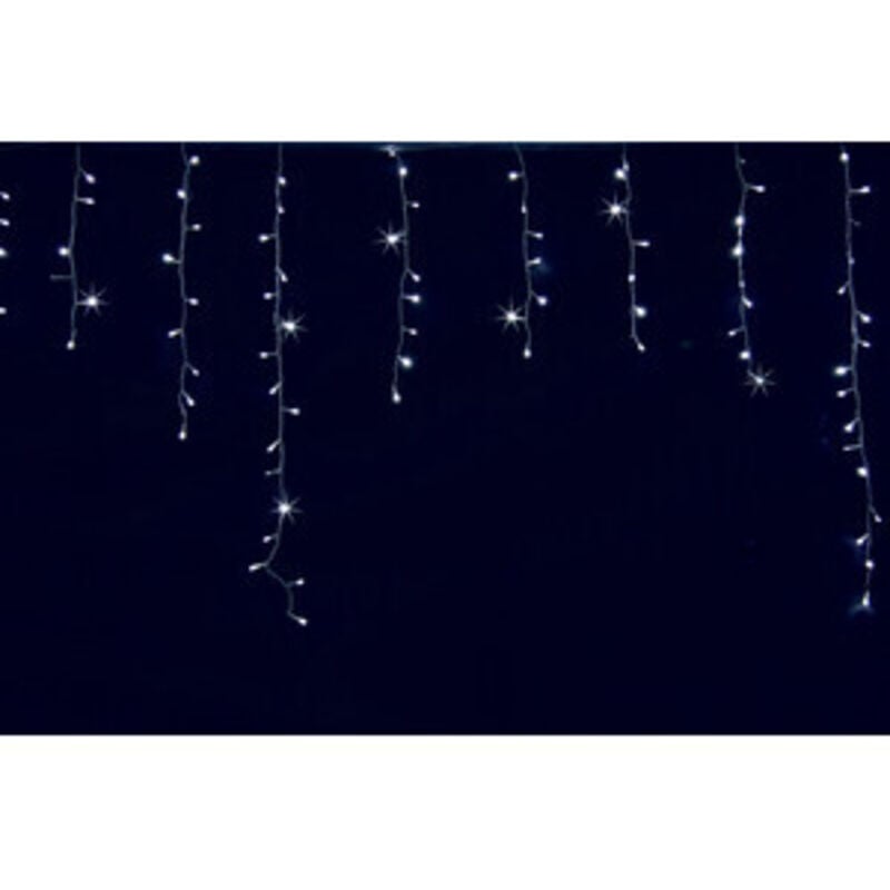 foto del prodotto giocoplast natale - giocoplast tenda sfalsata natalizia 144 led luce bianca con flash 14410298