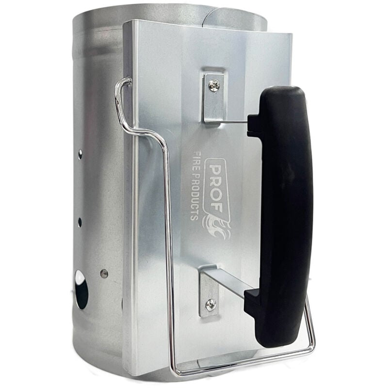 foto del prodotto giordanoshop accenditore carbone carbonella in barbecue in acciaio