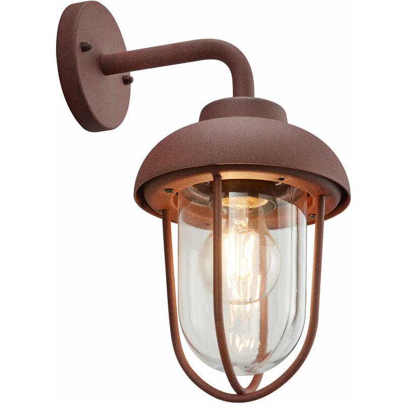 foto del prodotto giordanoshop applique da esterno e27 in pressofusione di alluminio