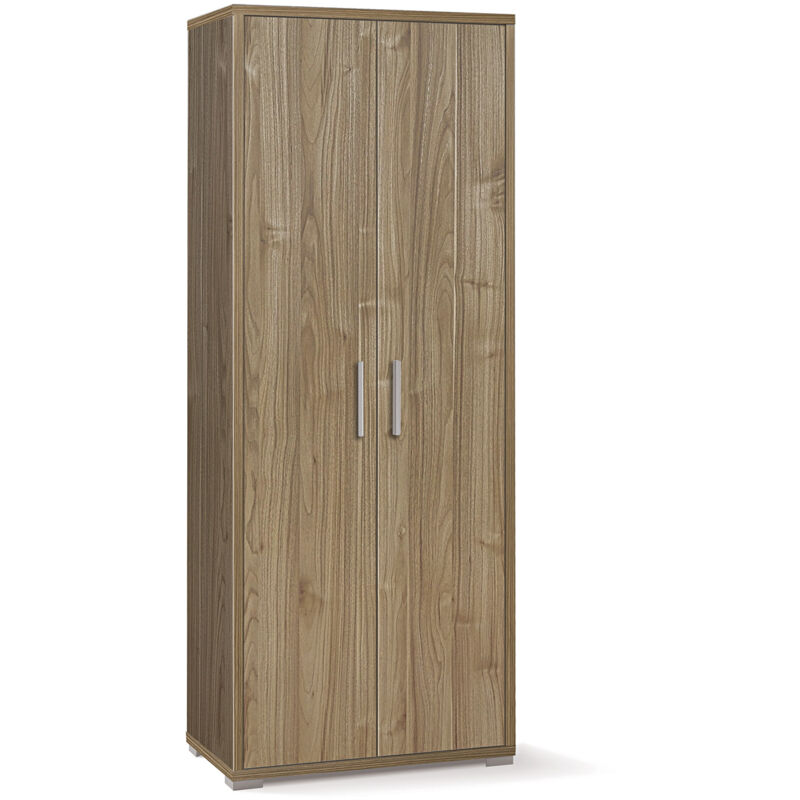 foto del prodotto giordanoshop armadio 2 ante 71x182x41 cm noce stelvio