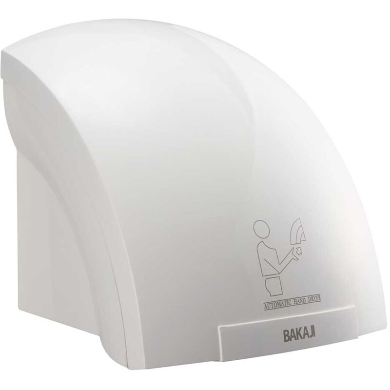foto del prodotto giordanoshop asciugamani automatico elettrico hotel aria calda a parete 2000w con fotocellula