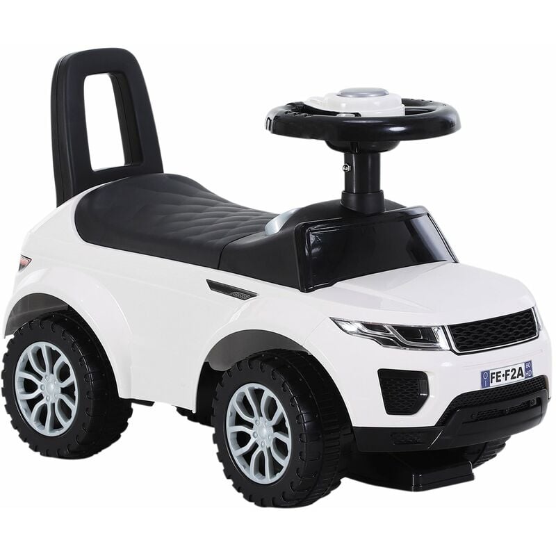 foto del prodotto giordanoshop auto macchina cavalcabile per bambini bianca