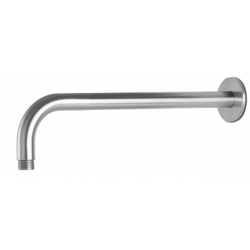 foto del prodotto giordanoshop braccio soffione doccia tondo 30 cm in acciaio inox satinato nilo