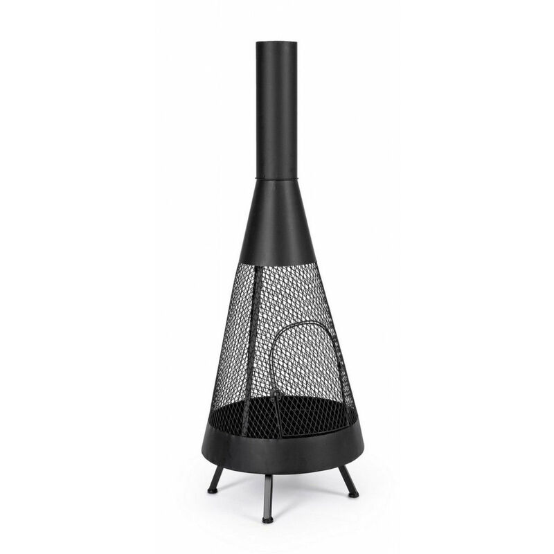 foto del prodotto giordanoshop braciere da giardino 50x138h cm efesto nero