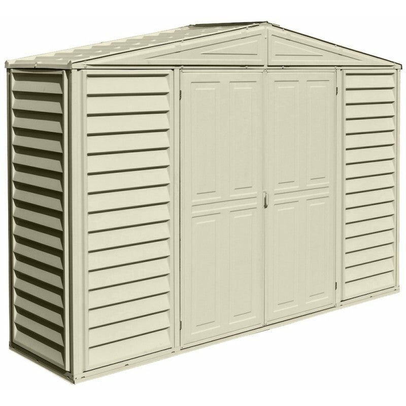 foto del prodotto giordanoshop casetta da giardino porta attrezzi 320x81x233 cm in pvc avorio