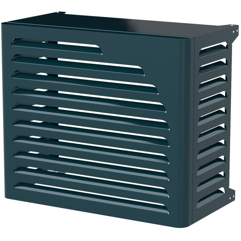 foto del prodotto giordanoshop copri condizionatore 90x70x52 cm in alluminio curve s antracite