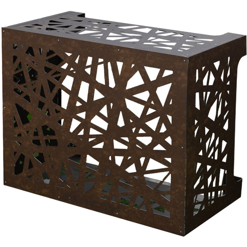 foto del prodotto giordanoshop copri condizionatore 96x52x82 cm in alluminio glam l corte