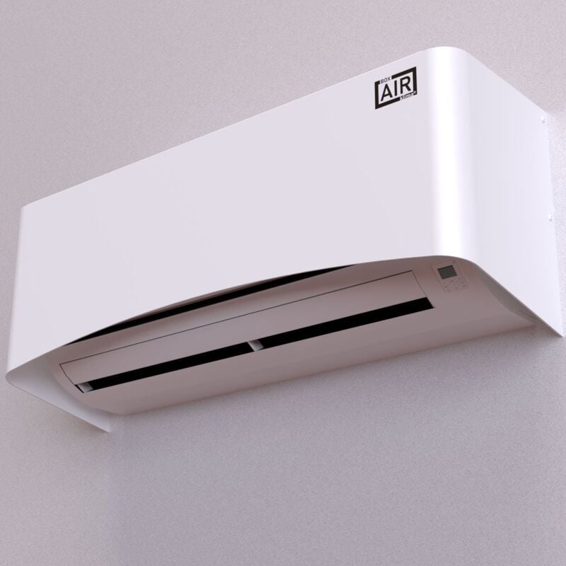 foto del prodotto giordanoshop copri condizionatore split 105x30x40 cm clio m bianco