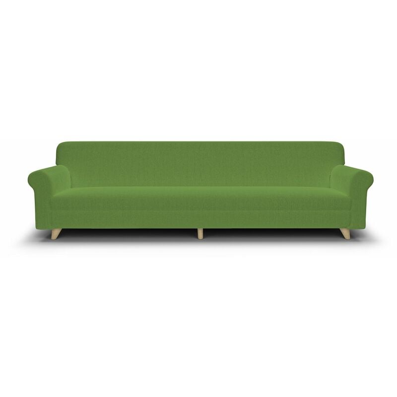 foto del prodotto giordanoshop copridivano elasticizzato 4 posti in poliestere verde mela
