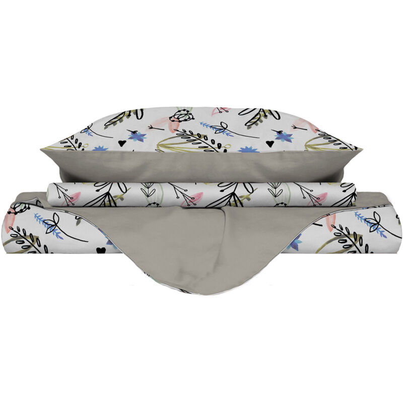 foto del prodotto giordanoshop copripiumino singolo double face con federe stampato provenza