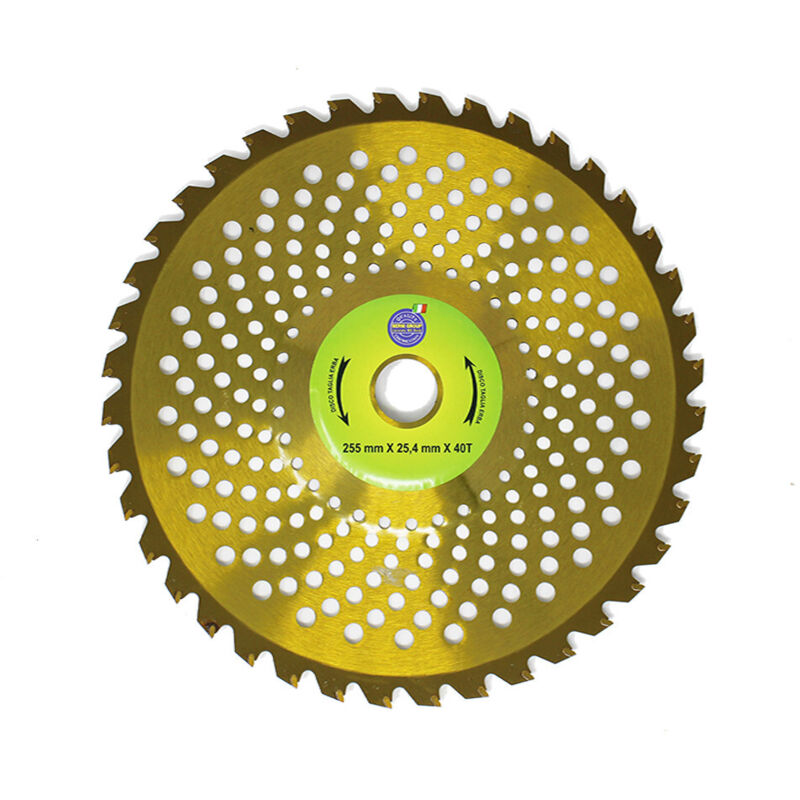 foto del prodotto giordanoshop disco decespugliatore lama tagliaerba 40 denti widia tosaerba 255mm berni