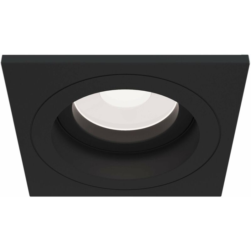 foto del prodotto giordanoshop faretto da incasso downlight in alluminio atom nero