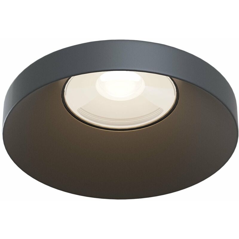 foto del prodotto giordanoshop faretto da incasso downlight in alluminio kappell nero