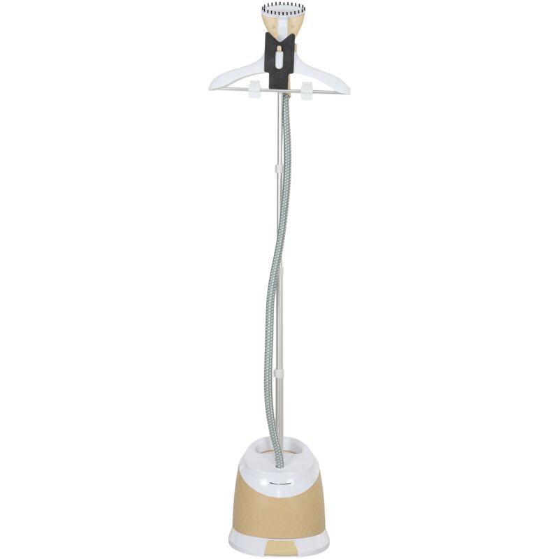foto del prodotto giordanoshop ferro da stiro verticale a vapore 1800w con serbatoio 1.8l e altezza regolabile oro