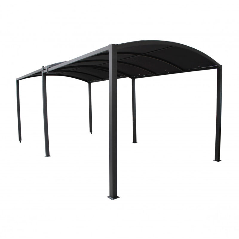 foto del prodotto giordanoshop gazebo allungabile tucson 3x3 6 m in metallo antracite