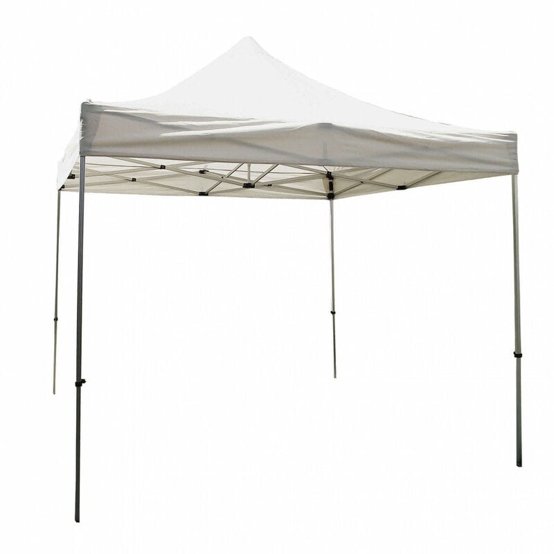 foto del prodotto giordanoshop gazebo pieghevole party 3x3 m in acciaio bianco