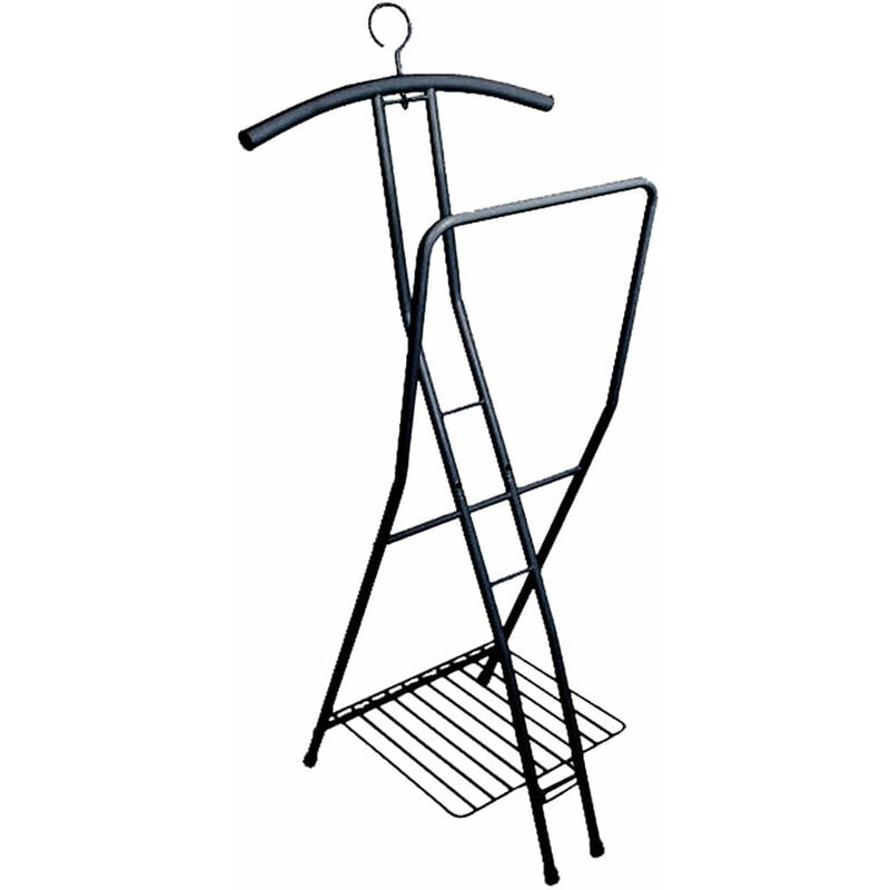 foto del prodotto giordanoshop indossatore servomuto in metallo con stelo 47x42x113 cm fadi nero