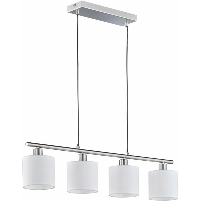 foto del prodotto giordanoshop lampada a sospensione da interno e14 in metallo nickel opaco