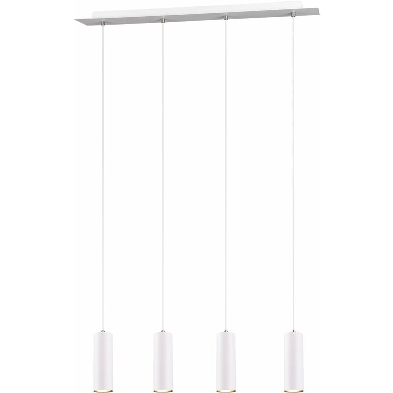 foto del prodotto giordanoshop lampada a sospensione da interno gu10 in metallo bianco
