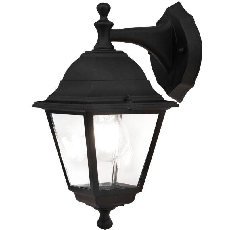 foto del prodotto giordanoshop lampada da parete outdoor in alluminio abbey road nero
