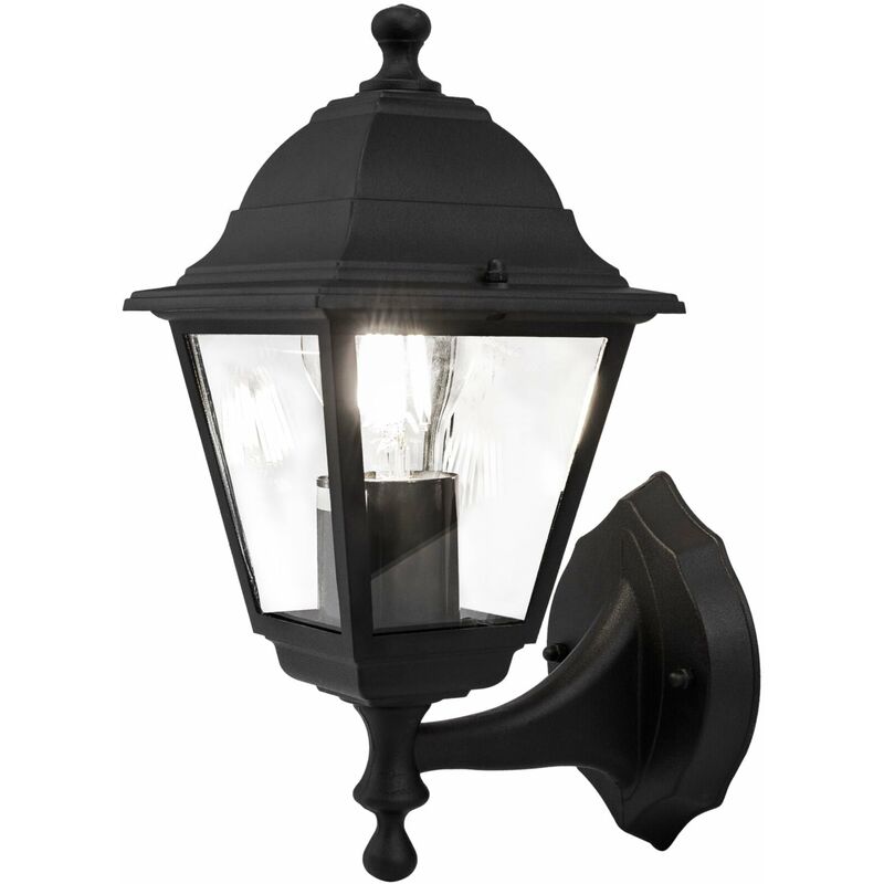foto del prodotto giordanoshop lampada da parete outdoor in alluminio abbey road nero