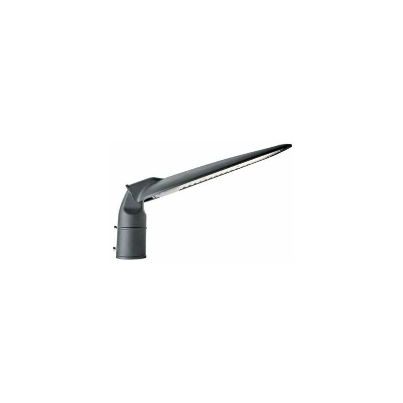 foto del prodotto giordanoshop lampada testa palo da esterno a led 100w 4000k grigio