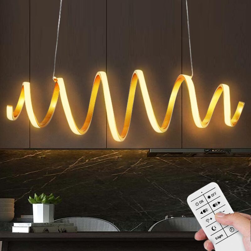 foto del prodotto giordanoshop lampadario lampada sospensione a led 40w luce dimmerabile e colore regolabile