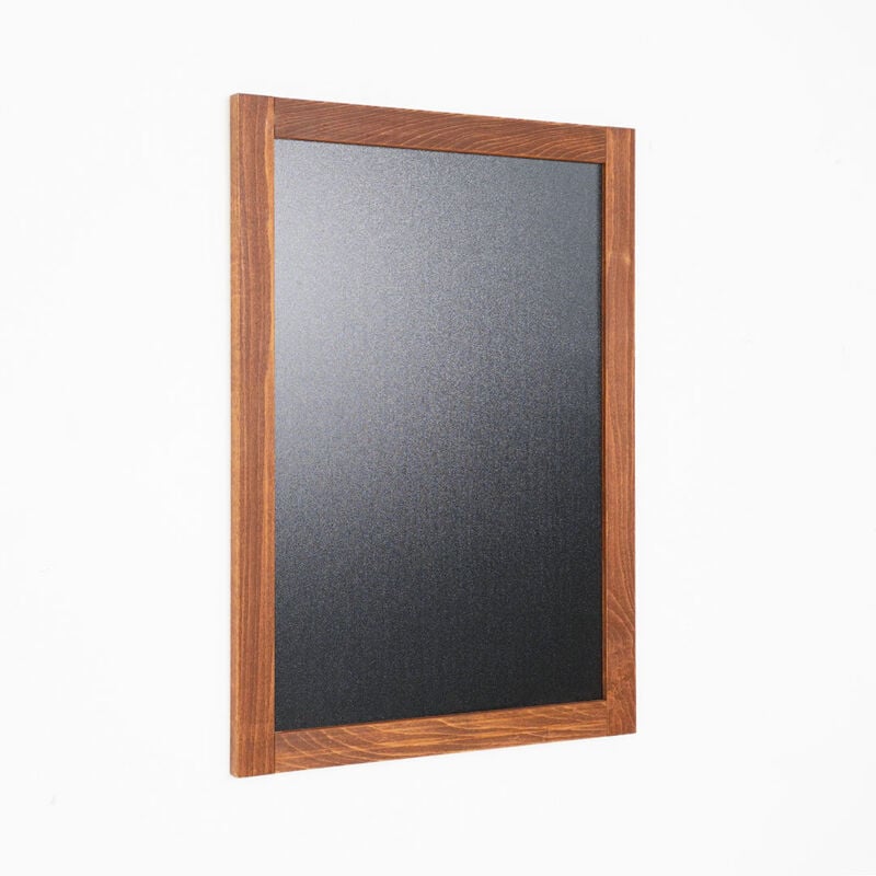 foto del prodotto giordanoshop lavagna con cornice in legno 40x60cm in legno dark wood