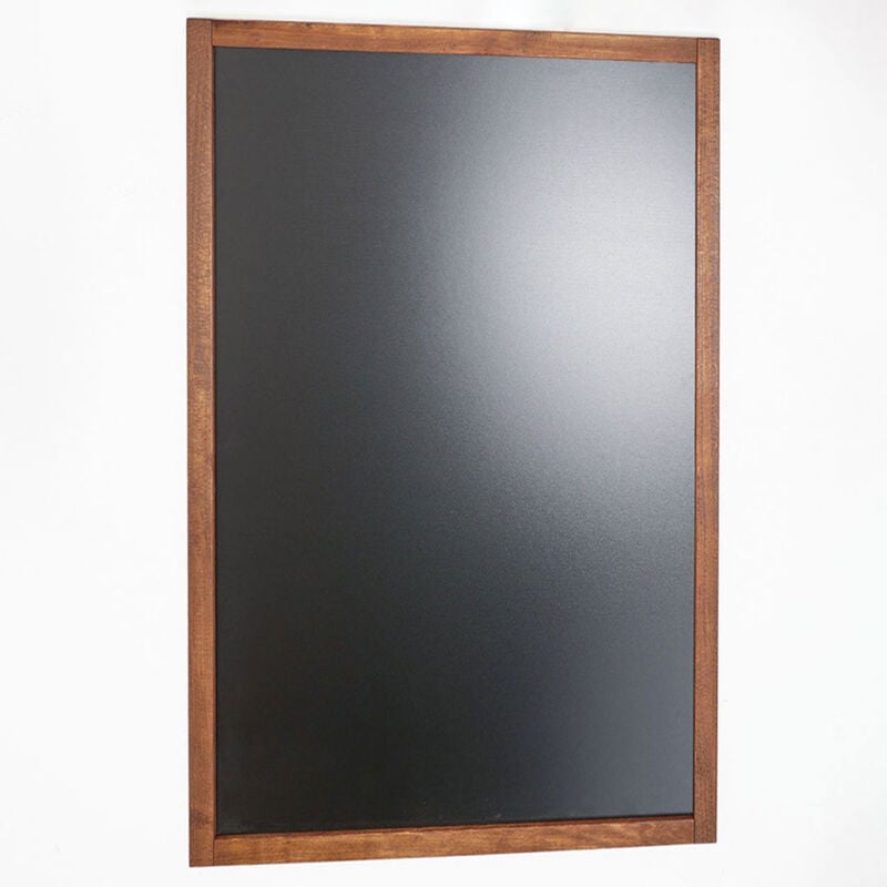 foto del prodotto giordanoshop lavagna con cornice in legno 80x120 cm in legno dark wood