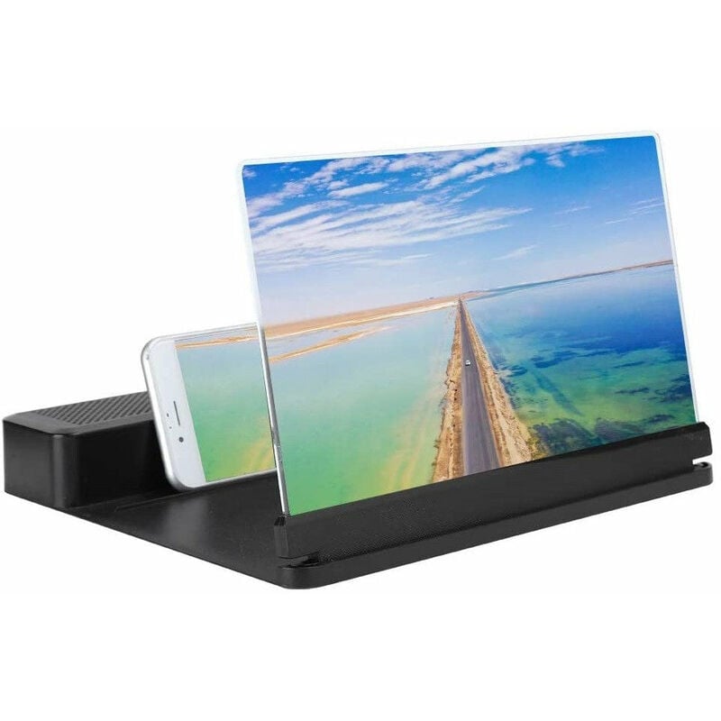 foto del prodotto giordanoshop lente ingrandimento cornice zoom 26x per schermo smartphone con bluetooth
