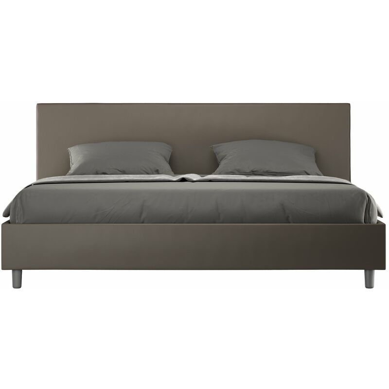 foto del prodotto giordanoshop letto matrimoniale extra large 200x200 cm senza rete adele cappuccino