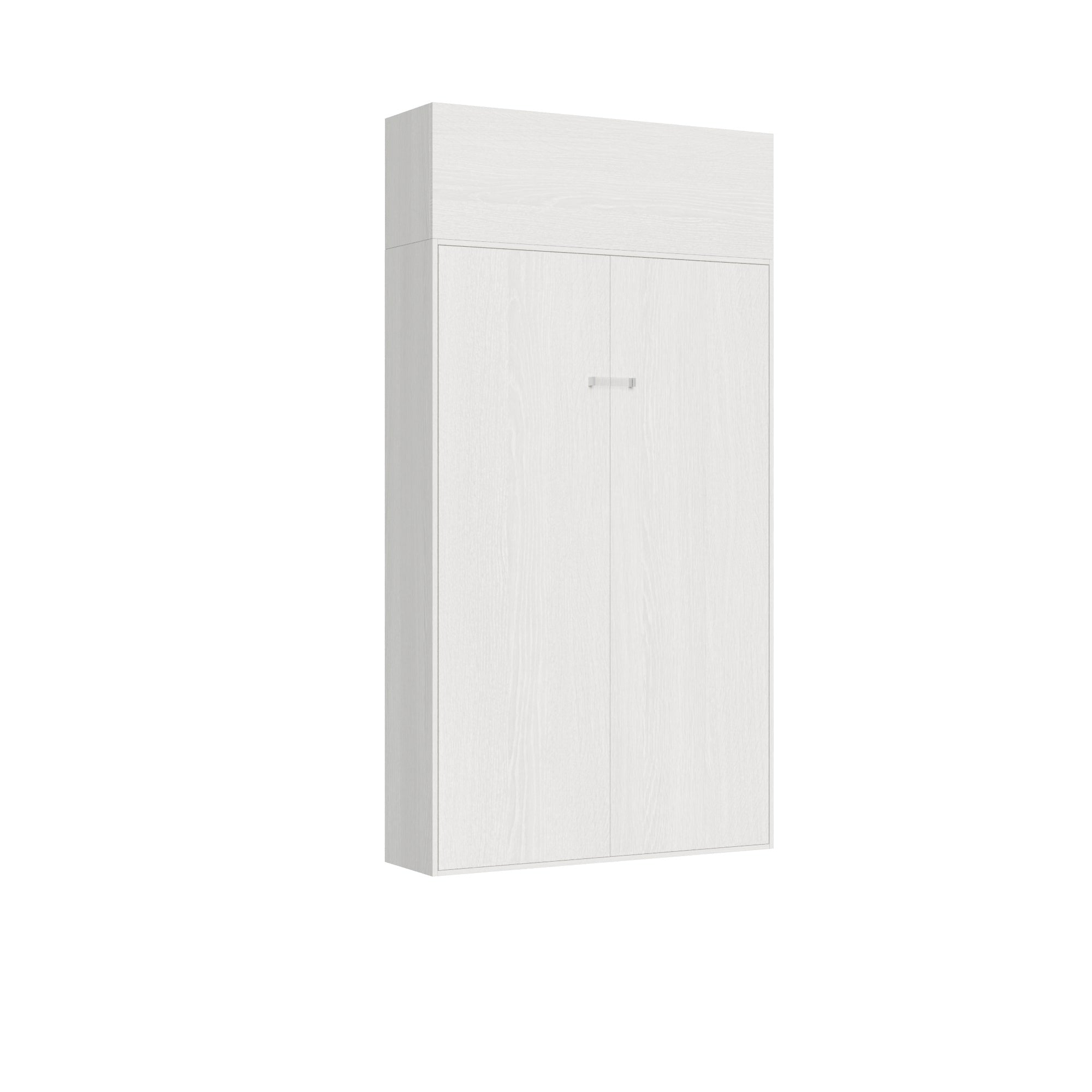 foto del prodotto giordanoshop letto matrimoniale francese a scomparsa salvaspazio kentaro h250 cm bianco