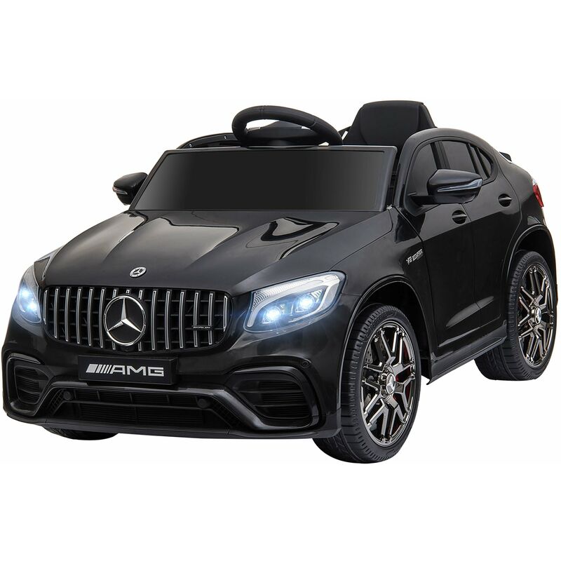 foto del prodotto giordanoshop macchina elettrica per bambini 12v con licenza mercedes gla 45 amg nera