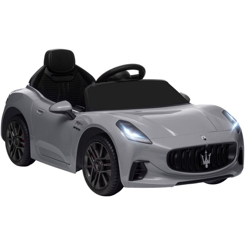 foto del prodotto giordanoshop macchina elettrica per bambini con licenza maserati gran turismo folgore 12v grigio