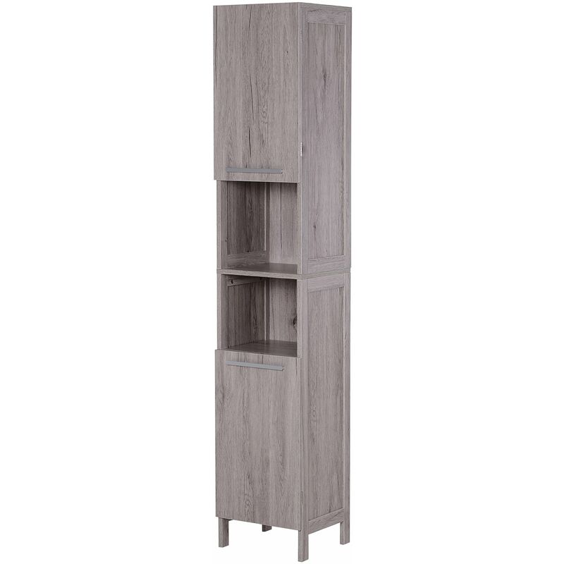 foto del prodotto giordanoshop mobile a colonna per bagno 30x32x172,5 cm in mdf color legno
