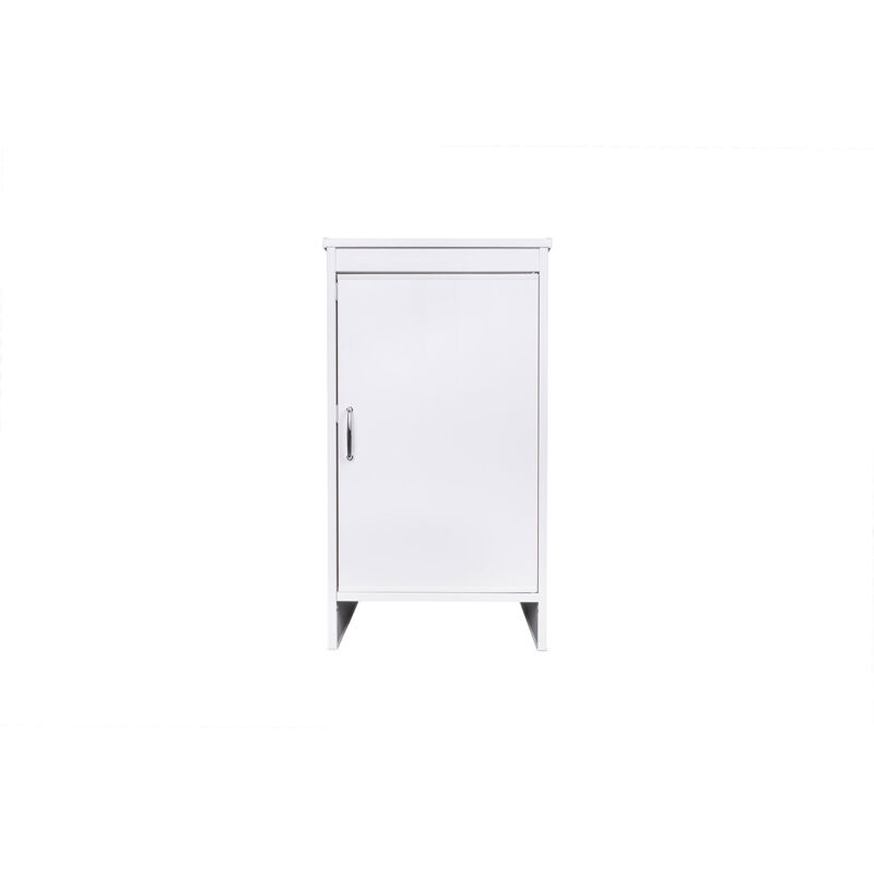 foto del prodotto giordanoshop mobile lavanderia da esterno 46,5x49x84 cm in pvc bianco