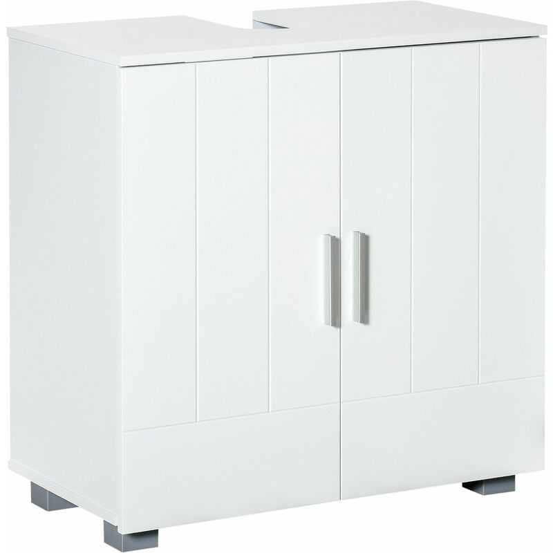 immagine 0 del prodotto giordanoshop mobile sottolavello da bagno 60x30x60 cm in mdf bianco