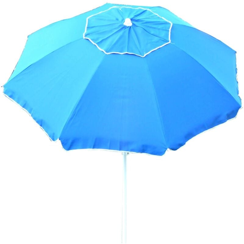 foto del prodotto giordanoshop ombrellone da giardino 2 m palo 32 mm in acciaio maffei asia blu