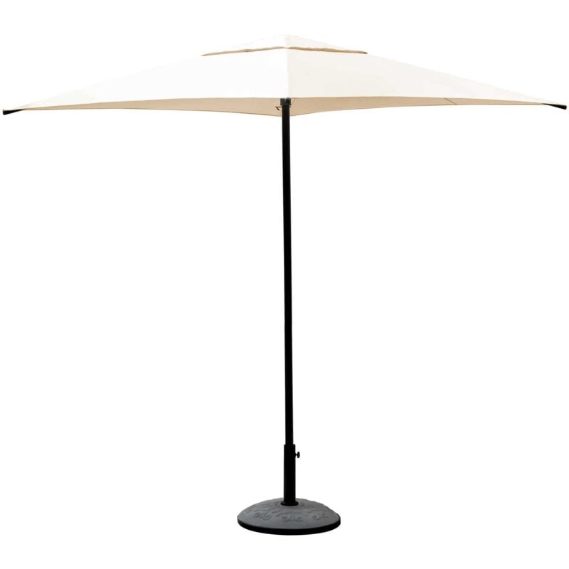 foto del prodotto giordanoshop ombrellone da giardino 2x2 m in alluminio william bianco